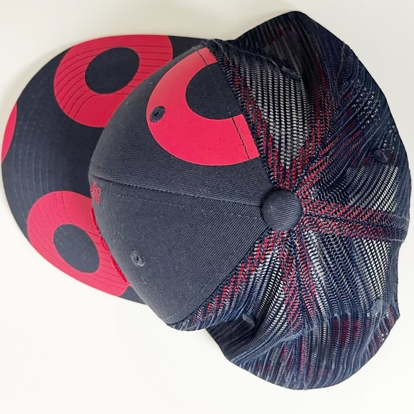 The Classic Phish Red and Blue Trucker’s Cap with Adjustable Snaps - Picture 9 of 9